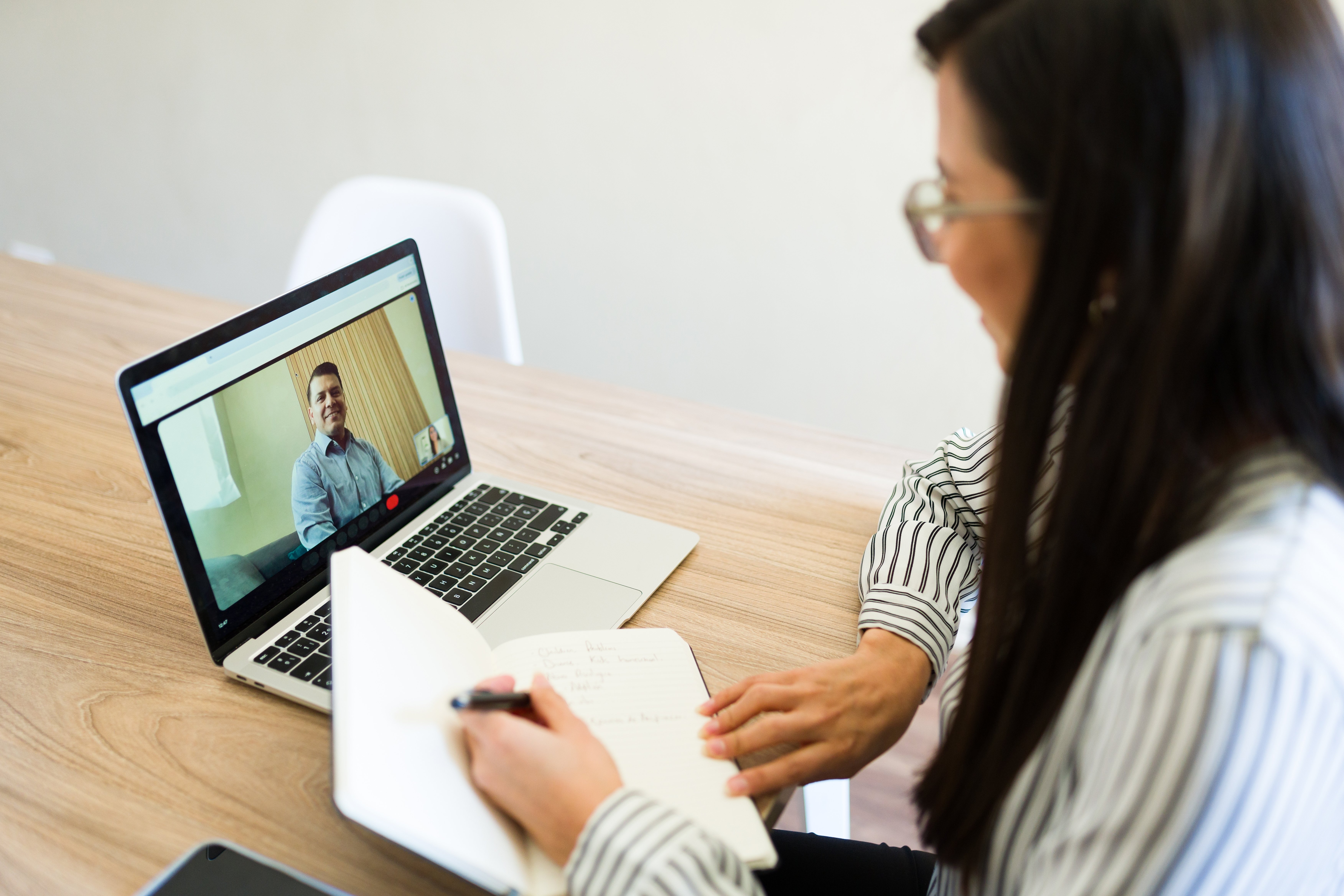 Revive Health Therapist conducting a Virtual Therapy Appointment with a patient